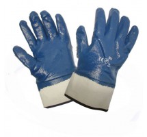 Перчатки НИТРИЛОВЫЕ синие (краги)